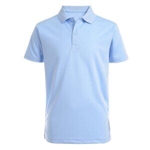 Nautica Boys' 8-20 Short Sleeve Performance Polo Light Blue Size M